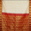 Gadwal Pattu Saree - Halfwhite color  SHP-2 - Click here to View more details about this Product